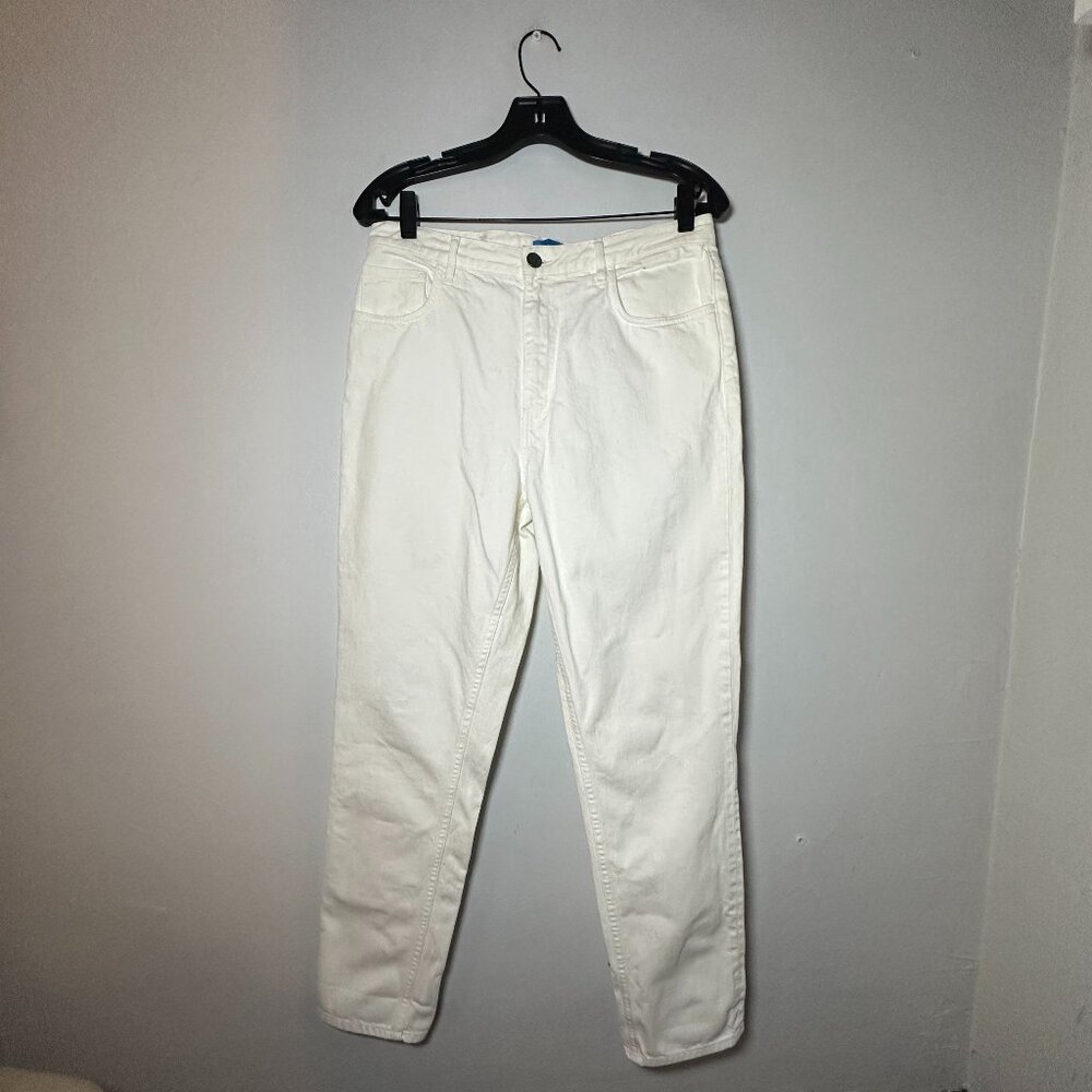 M.i.h Jeans White High-Rise Straight Leg Denim Pants – Size 29